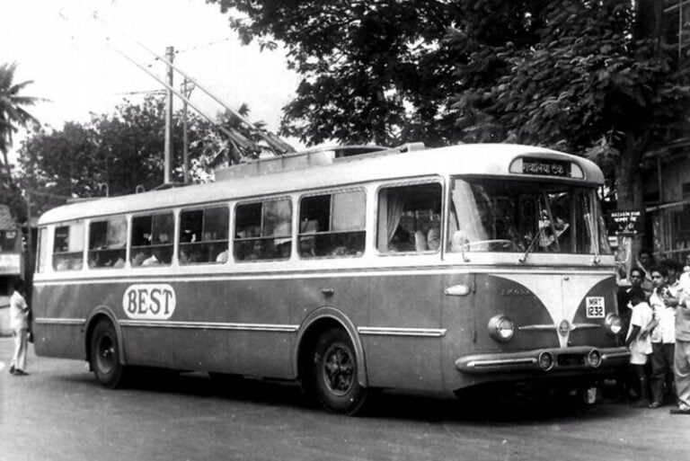 The Skoda Electric Trolleybuses Of Bombay