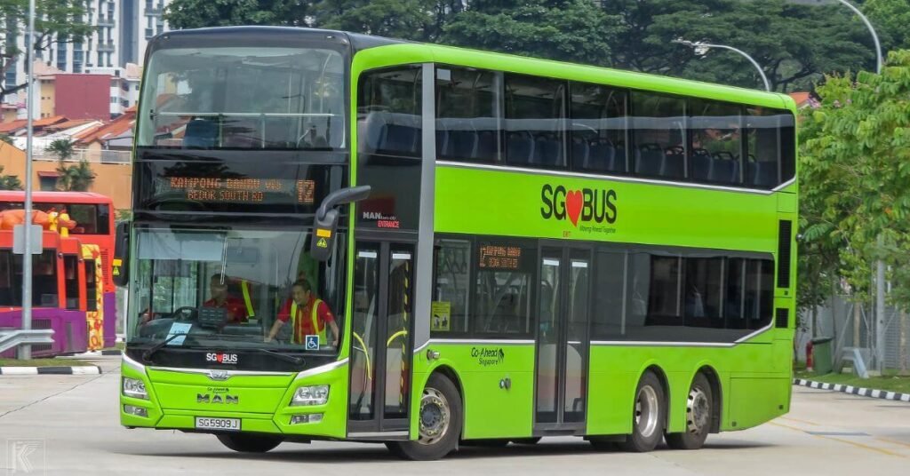 Singapore's Bus Network: A Definitive How-To for Tourists Picture of Singapore's bus network. A double-decker MAN ND323F (A95) bus operated by Go-Ahead Singapore.