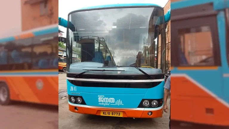 Volvo AC Low-Floor KSRTC Janatha Bus Service Launched in Kerala