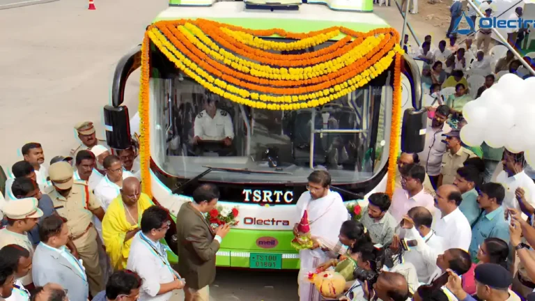 Olectra Delivers 25 Green Metro Luxury E-Buses to TSRTC