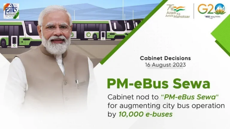 PM eBus Sewa Cities Announced: Scheme to Launch in 5-6 Months