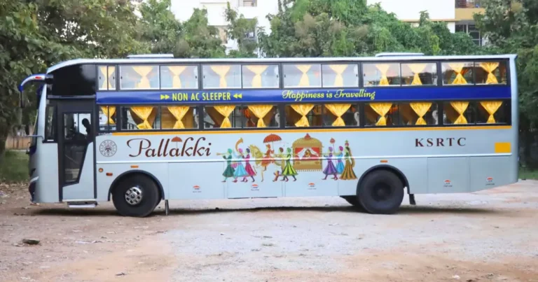 KSRTC Non-AC Sleeper Bus Inside Images: A Closer Look at Comfort on Wheels KSRTC Pallakki Sleeper Buses are built on Ashok Leyland 222 WB Viking Chassis at SM Kannappa Bus Body Builders