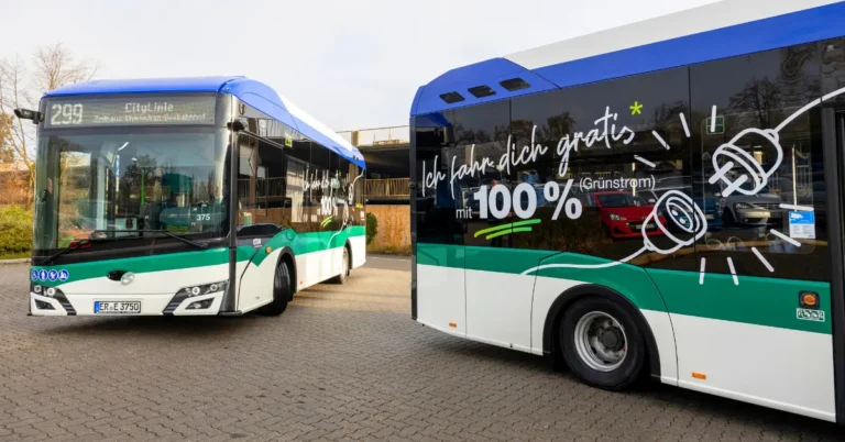 Erlangen Embraces Clean Mobility with 7 Solaris Urbino 9 LE Electric Buses