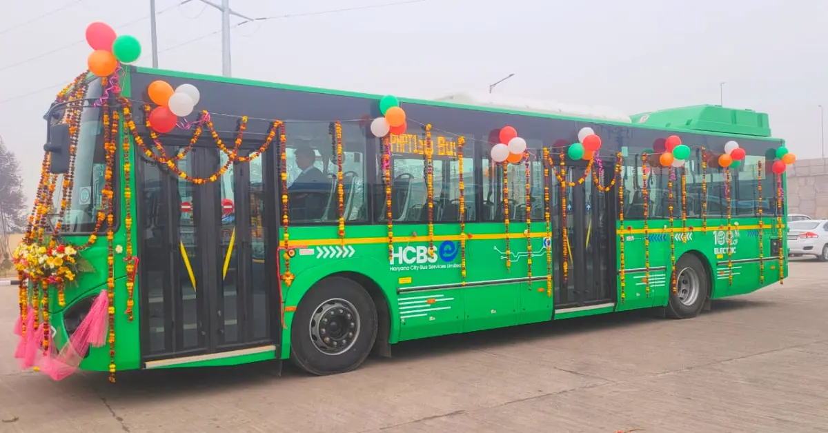 100 electric buses in Haryana
