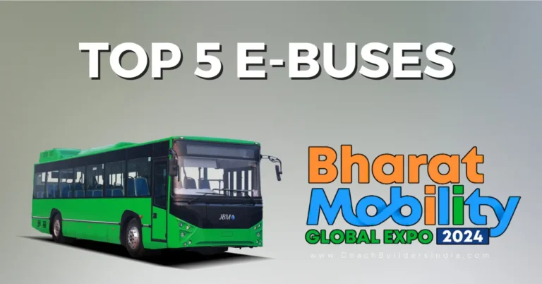 The Top 5 Electric Buses at the Bharat Mobility Expo 2024