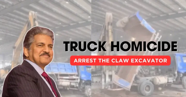 Truck Homicide – says Anand Mahindra about a truck being scrapped