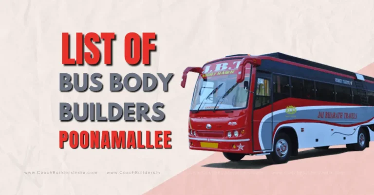 2024 list of Bus Body Builders in Poonamallee