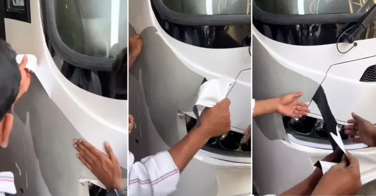 Video of Prakash Bus Body Builders' shoddy paint quality goes viral Prakash Bus Body Builders' paint peeling off