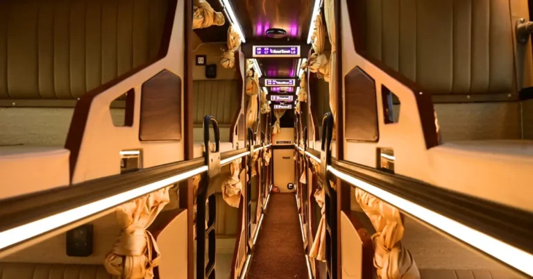 Sleeper Bus Inside View