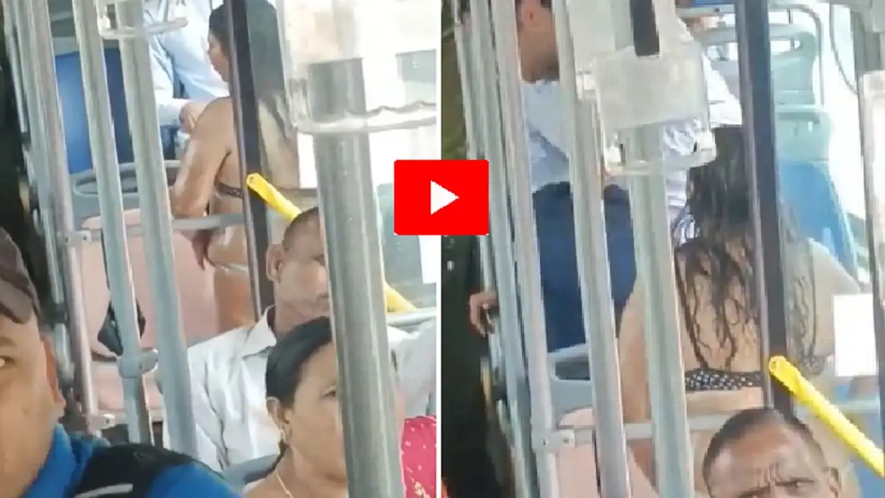 Watch: Bikini-clad Woman In A Delhi Bus Sparks Debates About Female  Empowerment