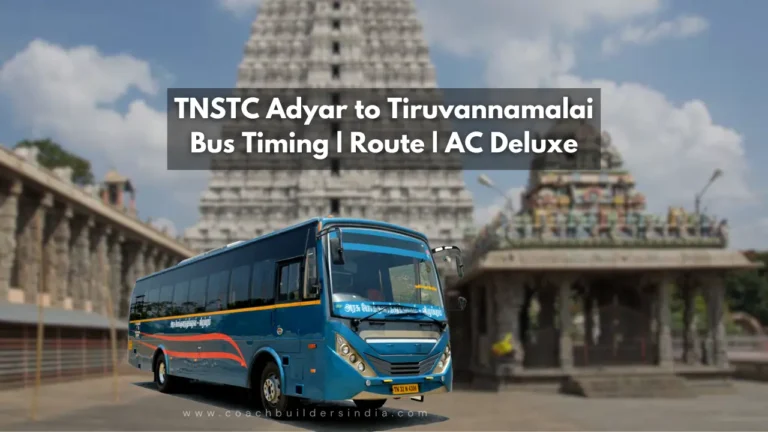 TNSTC Adyar to Tiruvannamalai Bus Timing