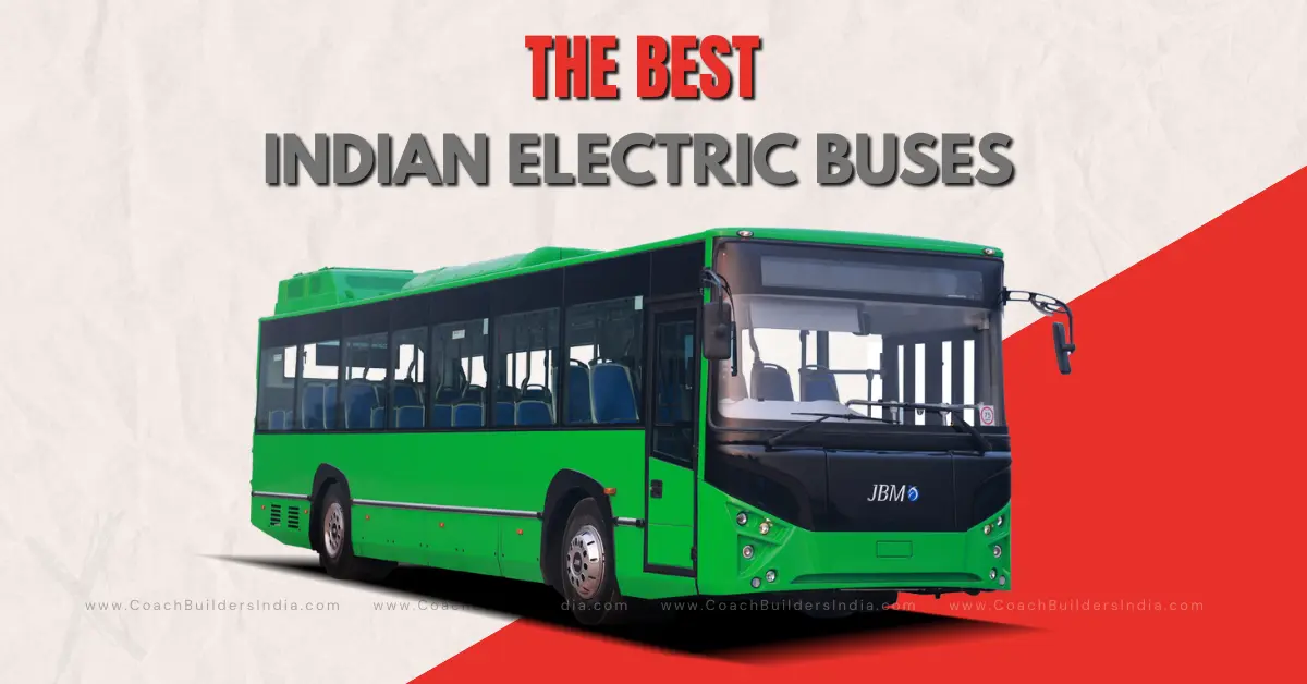 best Electric Buses in India with range