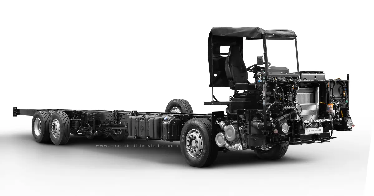 Ashok Leyland 15-Meter Bus Chassis: Garud Multi-Axle Specs | Price