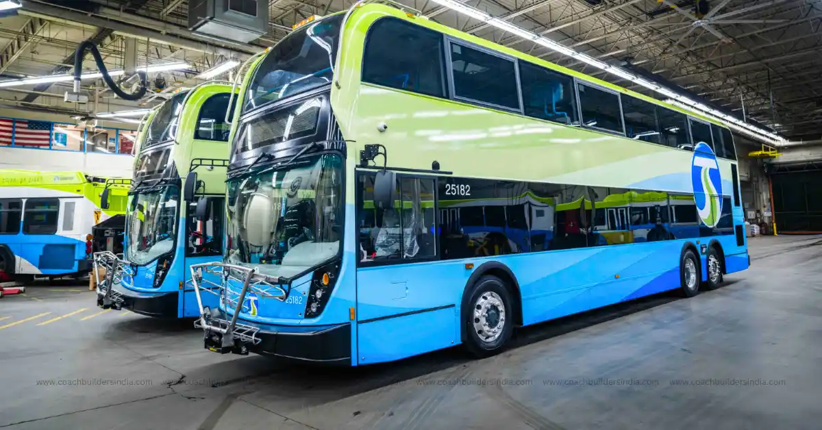Alexander Dennis Delivers First BRM Built Enviro500 Buses to Spokane Transit