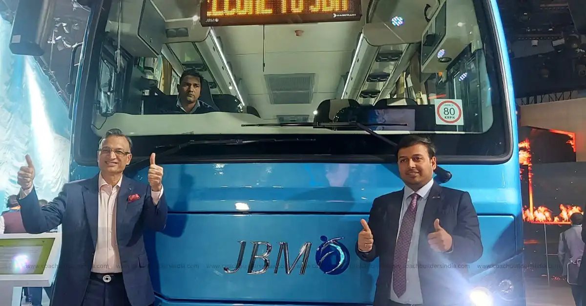 JBM Launches 4 New Electric Buses At Bharat Mobility Global Expo 2025