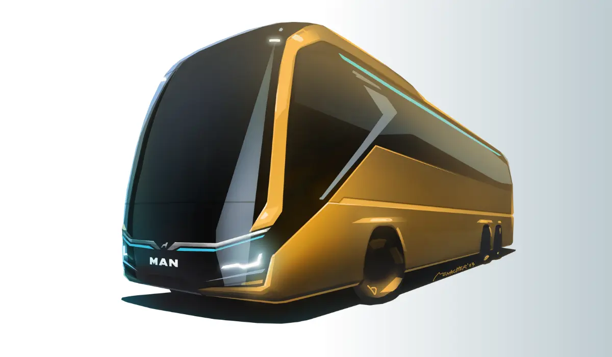MAN Lion's Coach 14 E Unveiled: Europe’s First All-Electric Coach to Debut at Busworld 2025 MAN Lion's Coach 14 E sketch