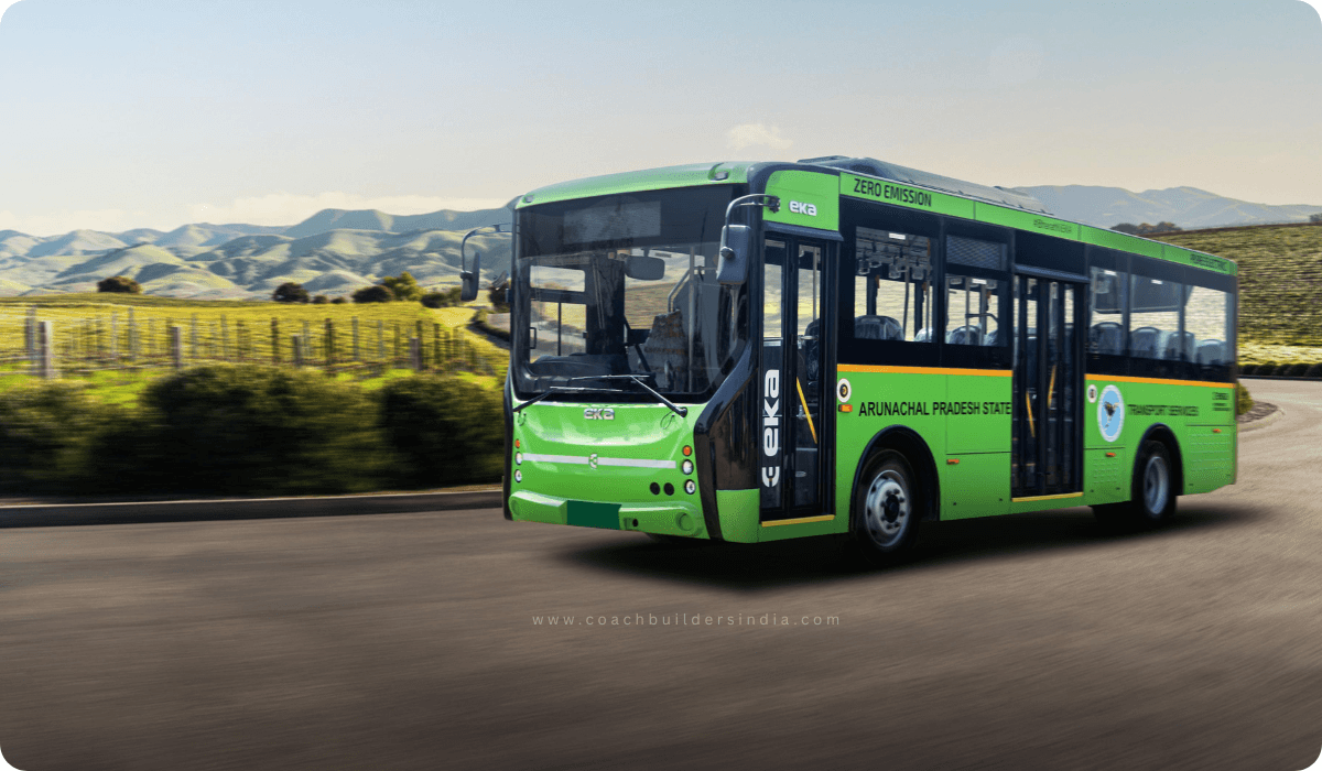 Pema Khandu Launches 10 EKA Electric Buses in Arunachal Pradesh