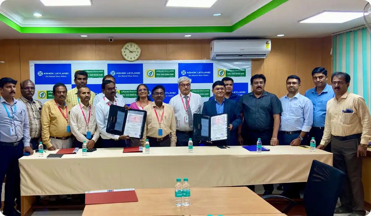 Ashok Leyland Partners with Tamil Nadu Grama Bank to strengthen Vehicle Financing Solutions