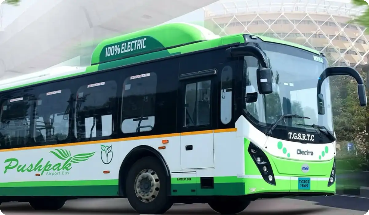 TGSRTC Hyderabad Airport Bus Fare Reduced For Late-Night Travelers TGSRTC Hyderabad airport bus fare