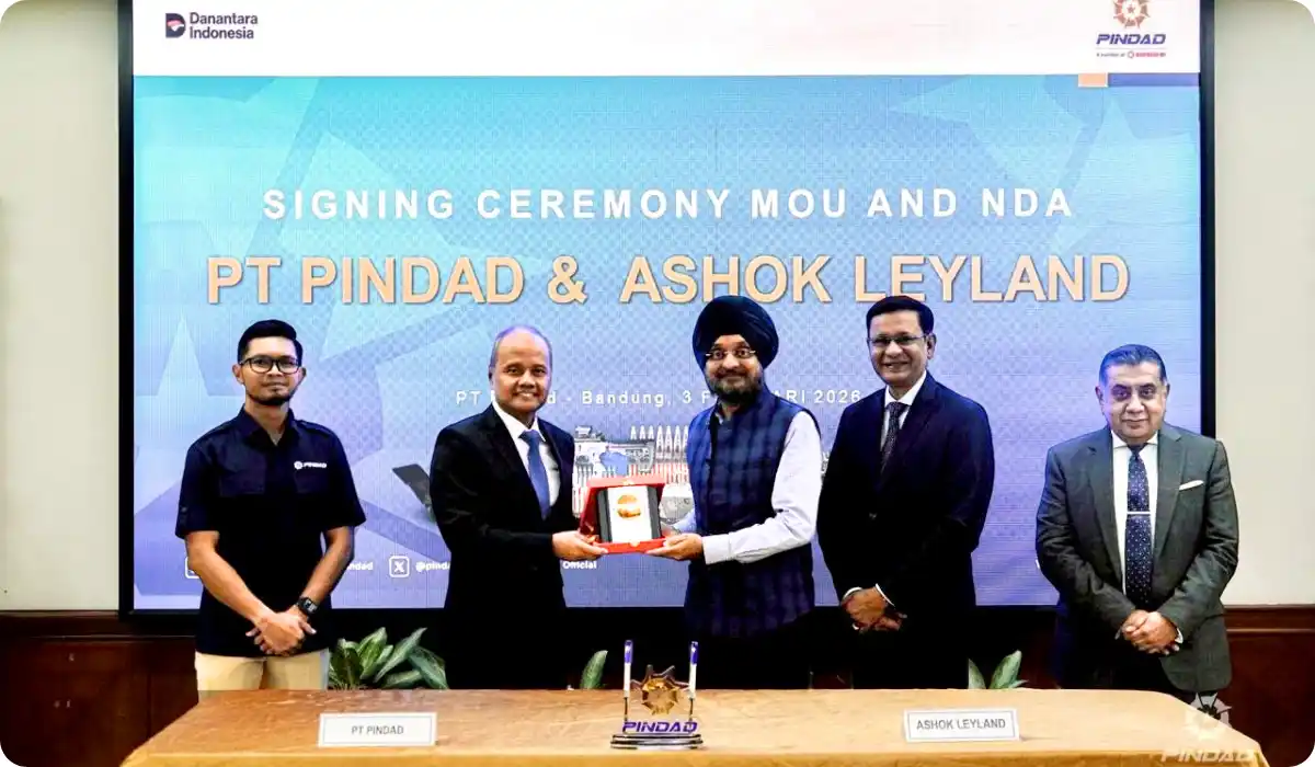 Ashok Leyland, Indonesia’s PT Pindad to jointly develop electric buses and defence vehicles
