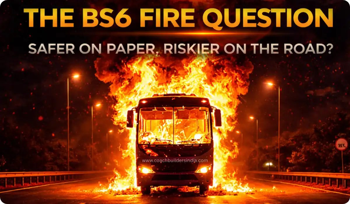 Are BS6 buses more fire prone