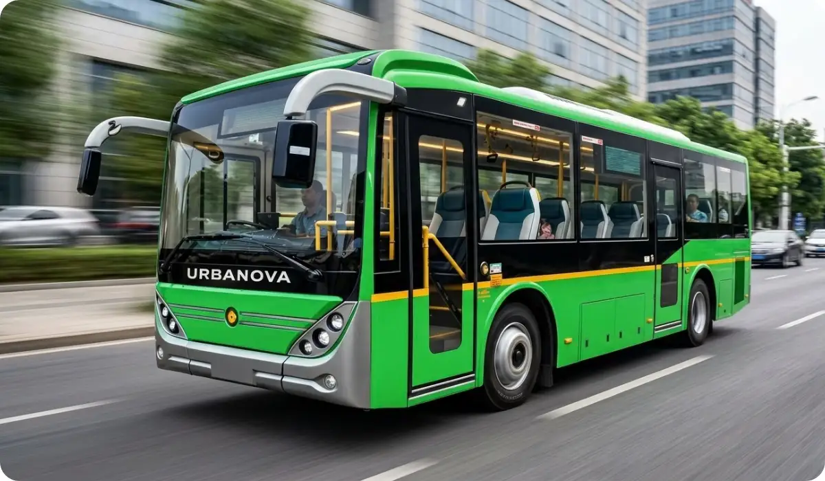 Keto Motors Urbanova 9M electric bus
