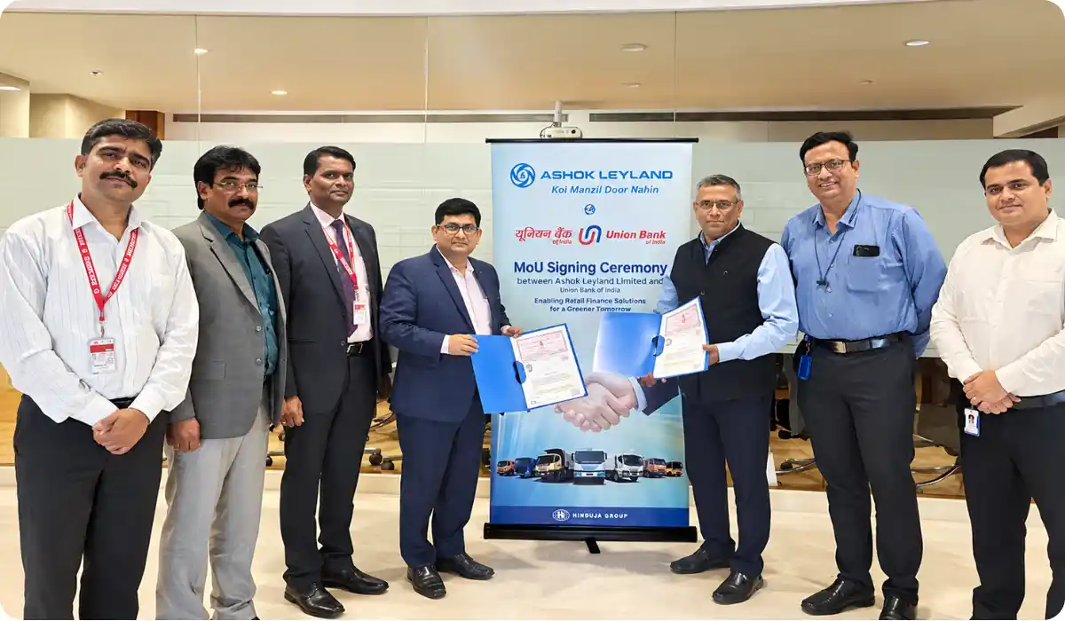 Ashok Leyland Joins Hands With Union Bank of India 