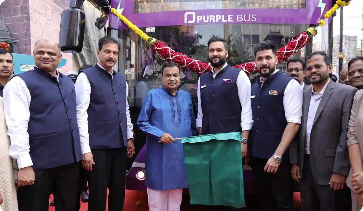 Switch Mobility - Prasanna Purple flag off new route